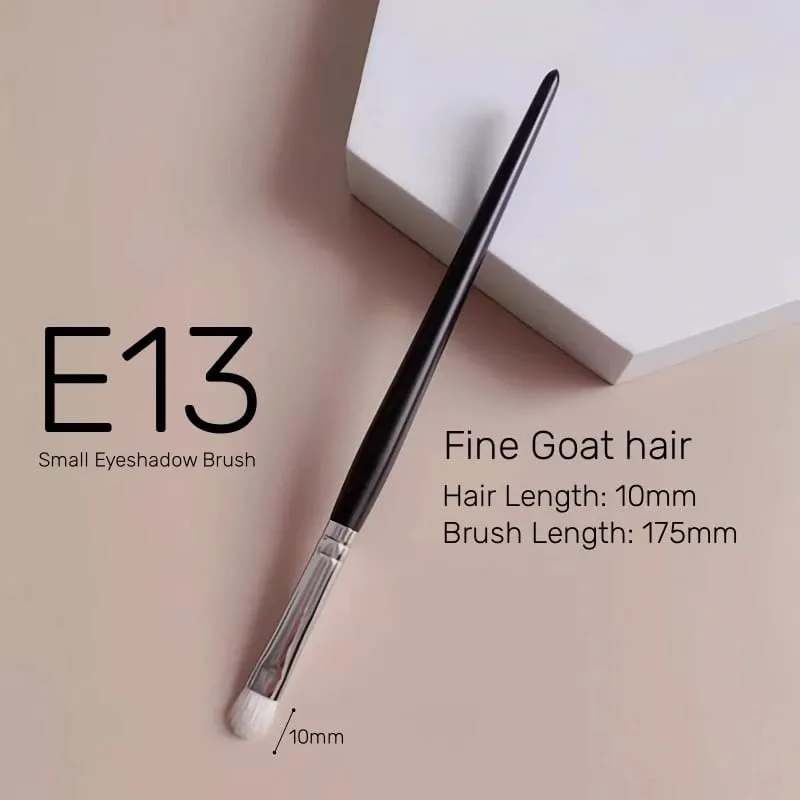 Eyeshadow Makeup Brushes Luxury Natural Fine Goat Hair Ebony Handle Eye Shadow Blending Brush Beauty Tools