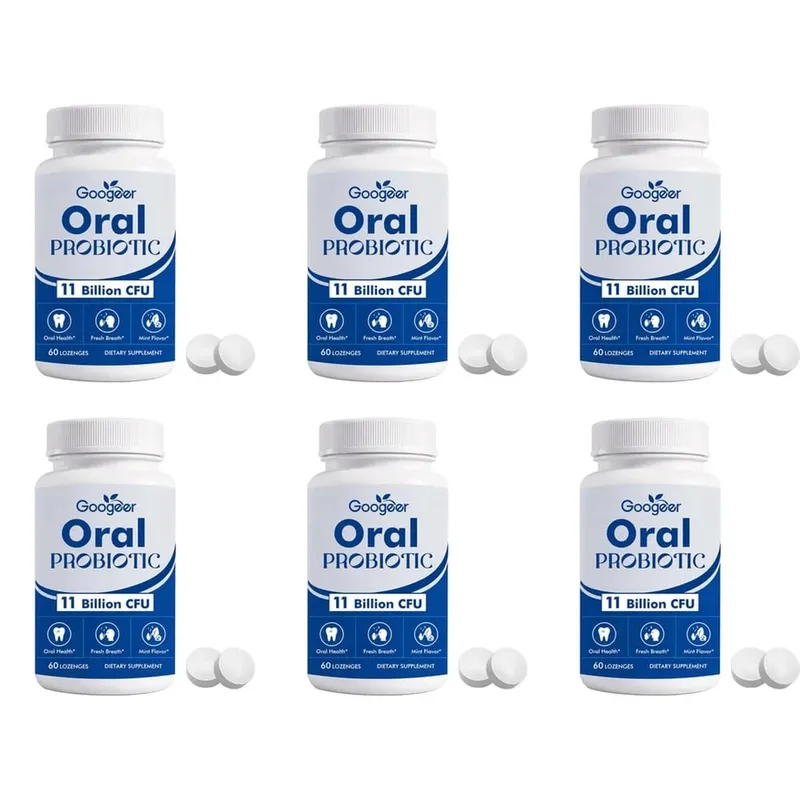 Googeer Oral Probiotic Lozenges 11 Billion CFU Mint Flavor Supports Oral Gum Throat Health and Fresh Morning Breath 60 Lozenges — image 12