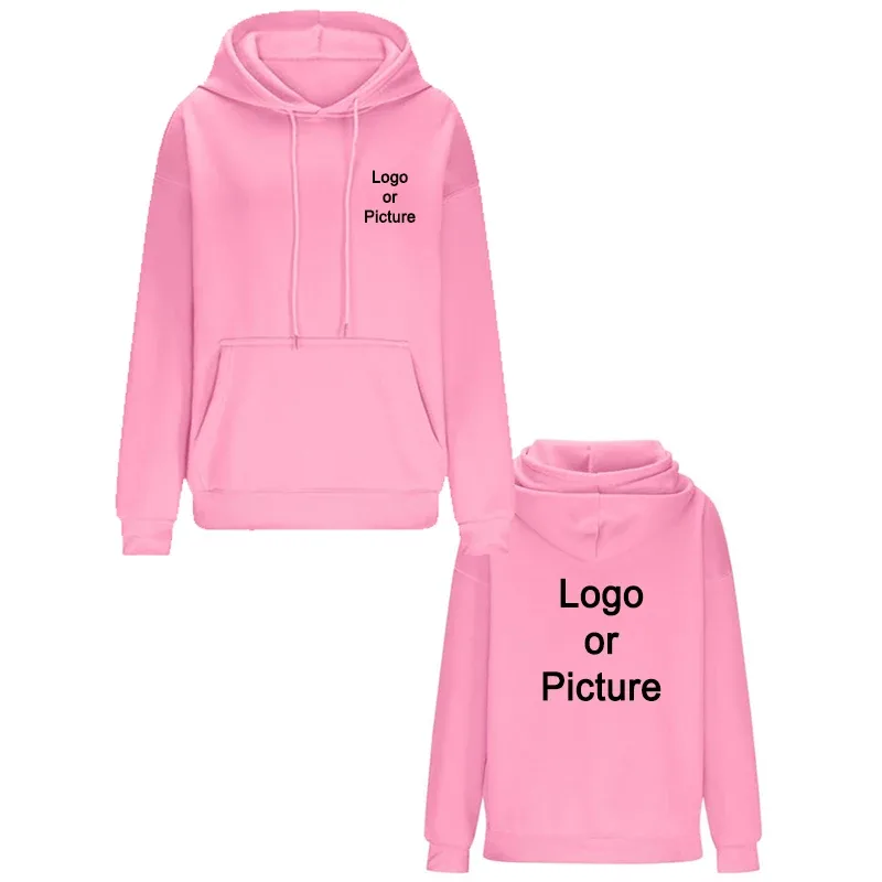 DIY Design bluzy oversize damskie moda spersonalizowane drukowane luźne, z długim rękawem opadające mankiety na ramionach bluzy swetry Sudadera — image 9