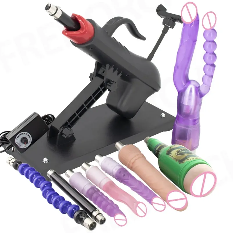 Fredorch Automatic Retractable Sex Pumping Gun Machine with Dildo For Male and Female Masturbation Sex Toy 450 Stroke per minute — image 20