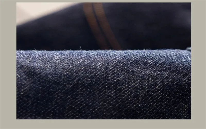 Red Tornado NOIR 21oz Selvedge Denim Slim Straight Cut Jeans Indigo Rugged Americana Style Men's Casual Pants — image 7