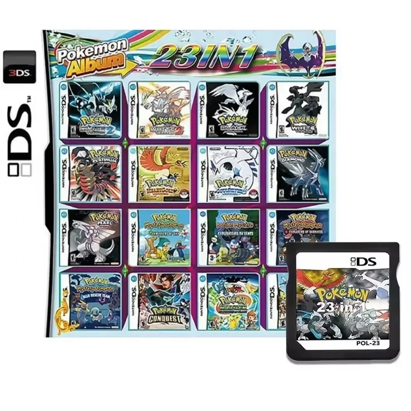 4300 500 520 482 In 1 NDS Multi Game Card Retro Game Cartridge With Box For DS Lite DSi 3DS Game Collection