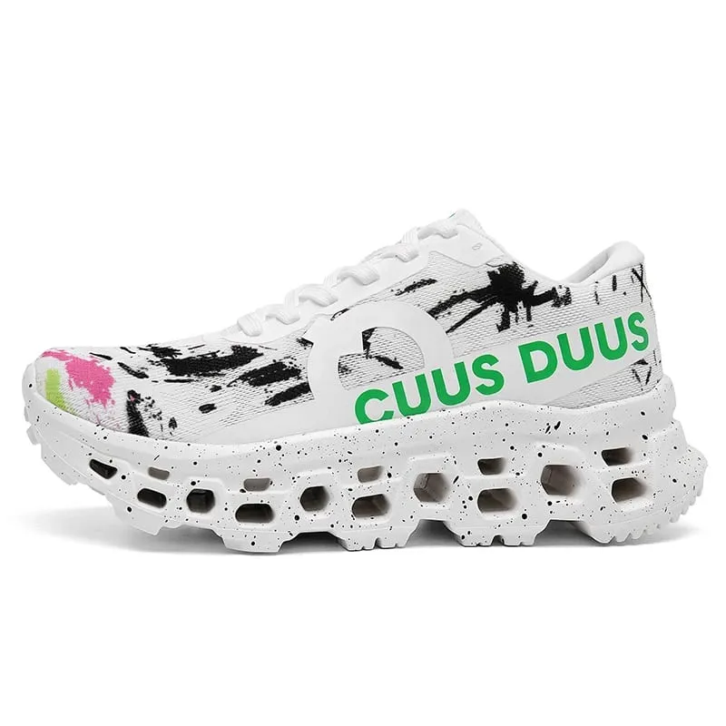 Men Sneakers High-quality Mesh Breathable Hollow Out Soft Sole Rebound Anti Slip Marathon Sports Shoes Comfort Outdoor Running — image 14