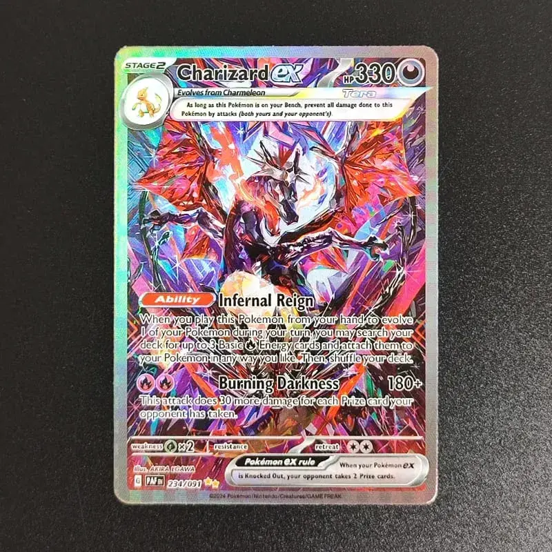 Proxy PKM Cards Mew Ex PAF 232/091 SVP 053 English TCG Collection Trading Card Game