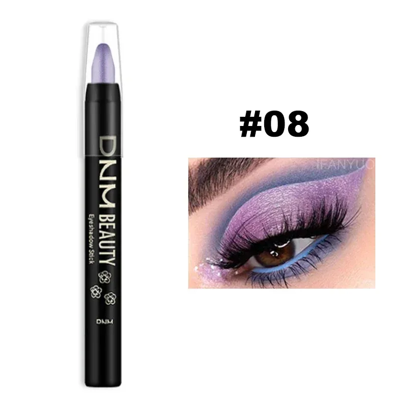 16 Colors Pearlescent Eyeliner Eyeshadow Pencil Color Glitter Waterproof Long-Lasting Shimmer Eye Makeup Non-smudge Eyeliner