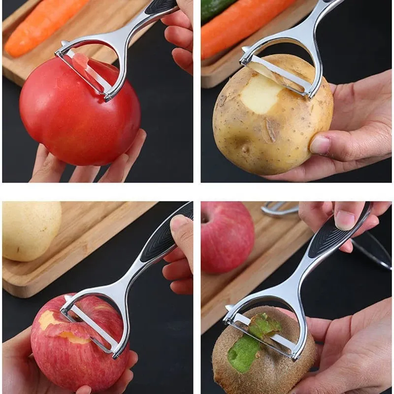 Stainless Steel Fruit Vegetable Tools Vegetable Peeler Potato Peeler Kitchen Accessories Non-slip Handle SGGJ001
