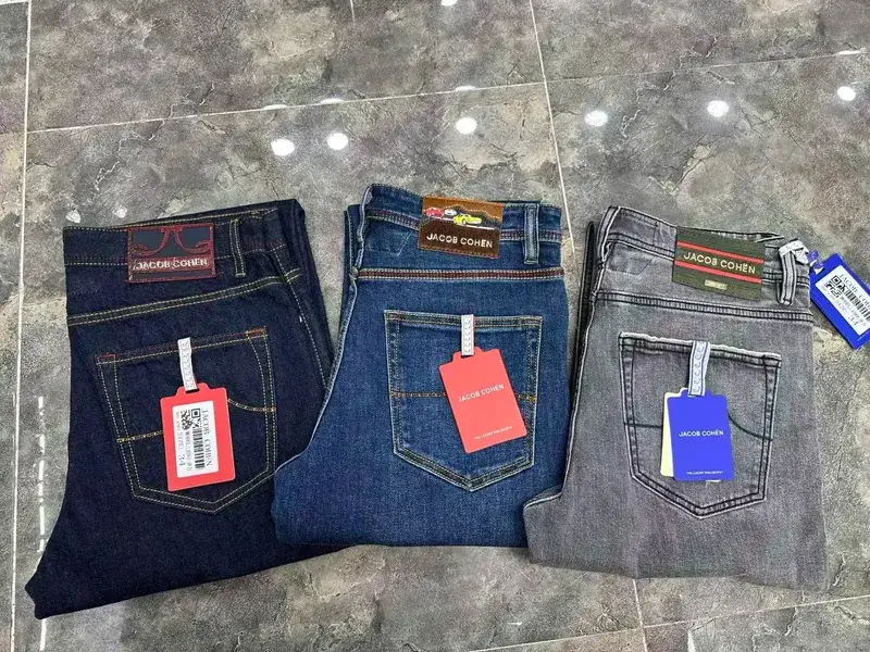 Jeans Thick Cotton Men 2026 Autumn Winter new elasticity comfortable business quality straight Big size 29-40 long Pants — image 6