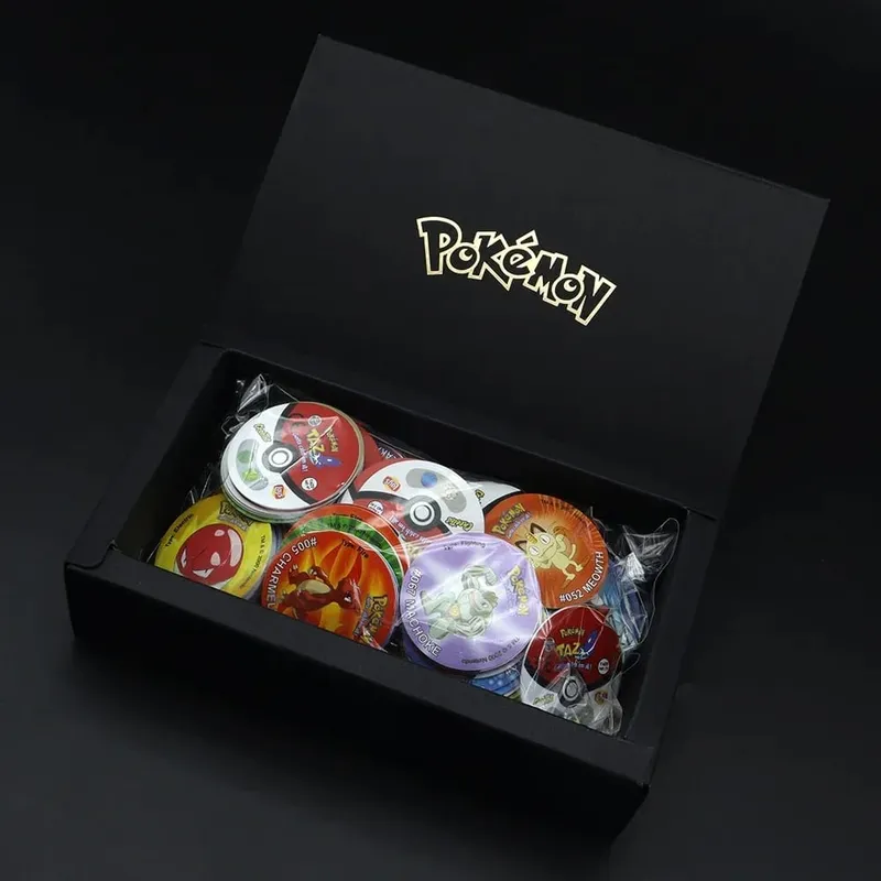 1st/2nd/3rd Edition Ash Ketchum Starter Tap Collection Card For Poke mon Tazos Album Trainer Round Pogs Cheetos Chipitaps