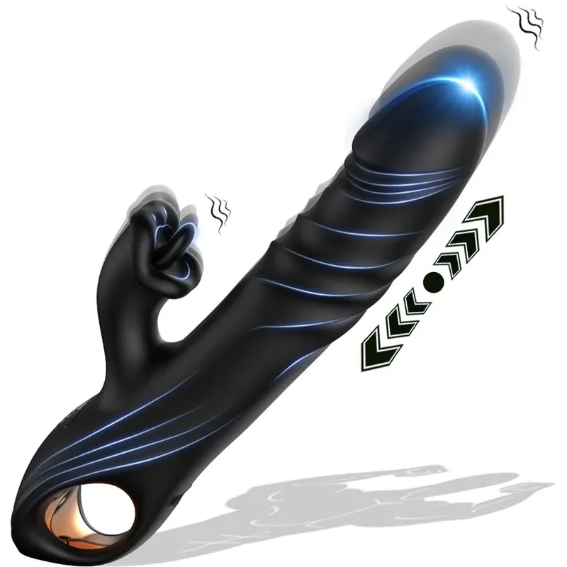 Thrusting Rabbit Vibrator for Women Vagina Dlido Vibrator G-Spot Clitoris Stimulator Female Masturbation Sex Toy for Women — image 10