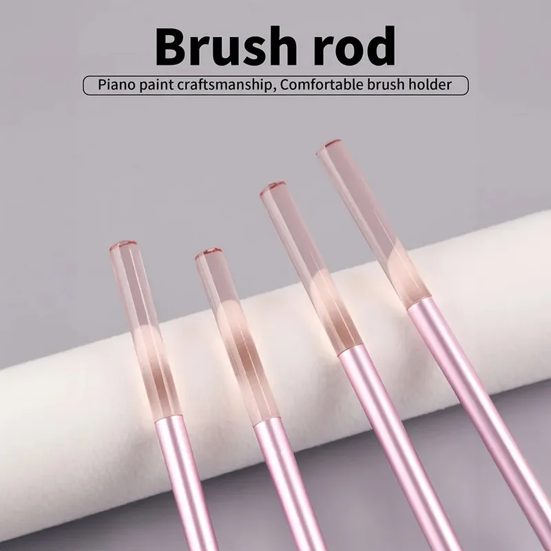 A Set of 13 Professional Makeup Brushes - Foundation Brush Eyeshadow Brush Eyebrow Brush Blending Brush Highlighter Brush C — image 6