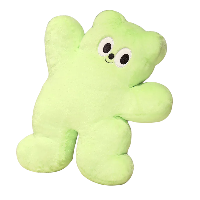 Dekorasi Sofa Bantal Bunga Girly Selebriti Bantal Beruang Kucing Lucu Boneka Hewan Mainan Mewah Kelinci Lingkaran Bunga Pelangi Natal — image 8