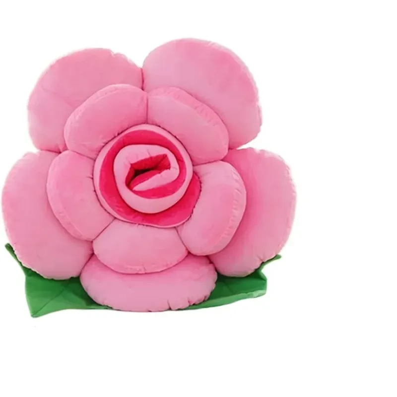 New Large Rose Shaped Pillow Plush Colorful Sofa Flower Cushion Simulated Car Interior Cushion Plush Toys — image 14