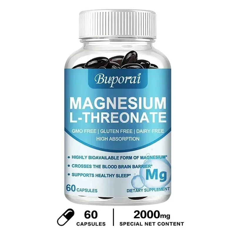 Magnesium L Threonate Supplement - Muscle Strength Bone and Joint Health Focus and Memory Enhancer Supports Nerve FunctionSup — image 8