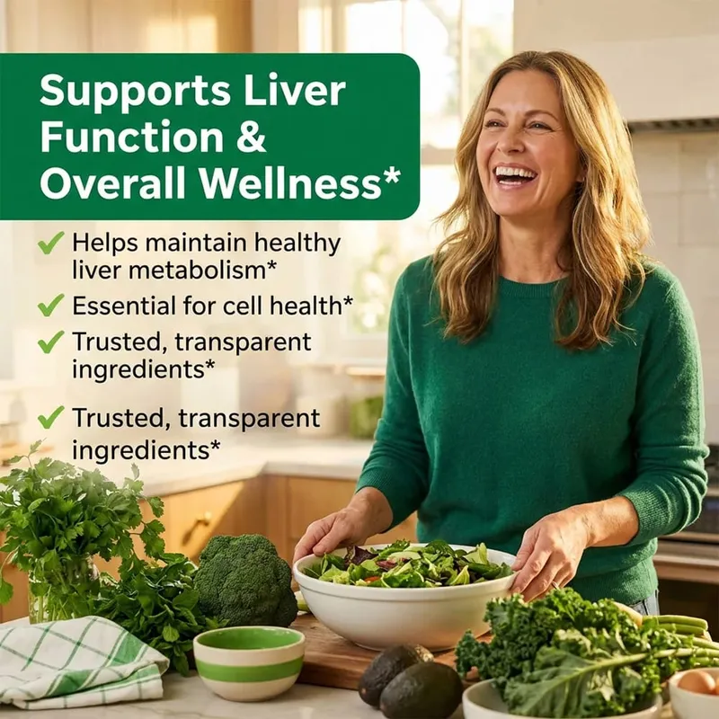 Choline 500mg - High Potency Choline Supplements Supports Cognitive Performance & Liver Function Vegan Capsules Non-GMO — image 4