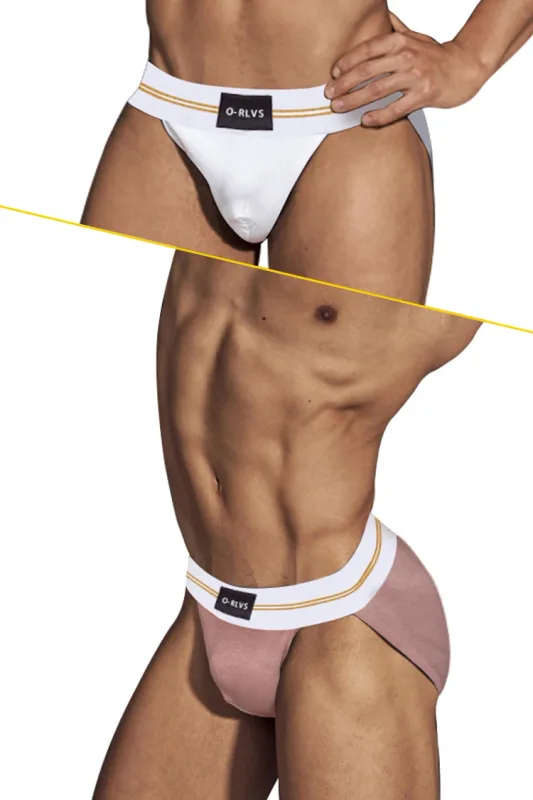กางเกงชายไม่มีรอยต่อสะโพก Mens Underwaer ขนาดใหญ่กว้าง 5 ซม.แถบยืดหยุ่นอิสระ Codpiece สั้นกางเกง — image 29