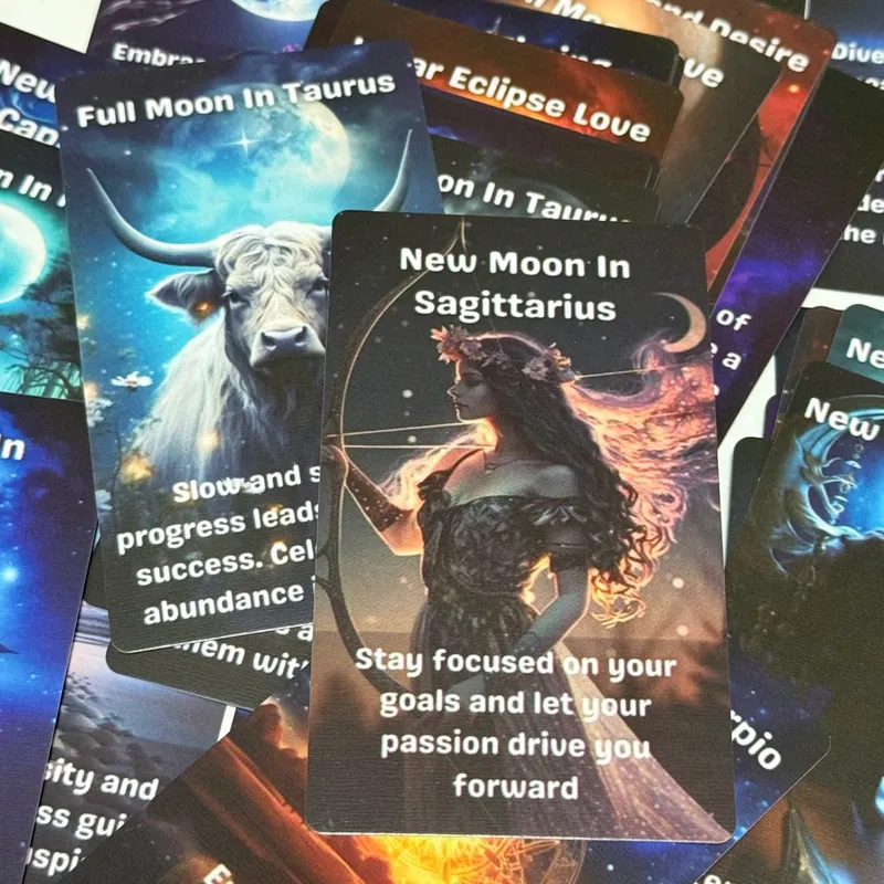 Moonology Love Wisdom Oracle Cards Guide Your Life 38pcs English Fortune-telling Tarot Deck — image 4