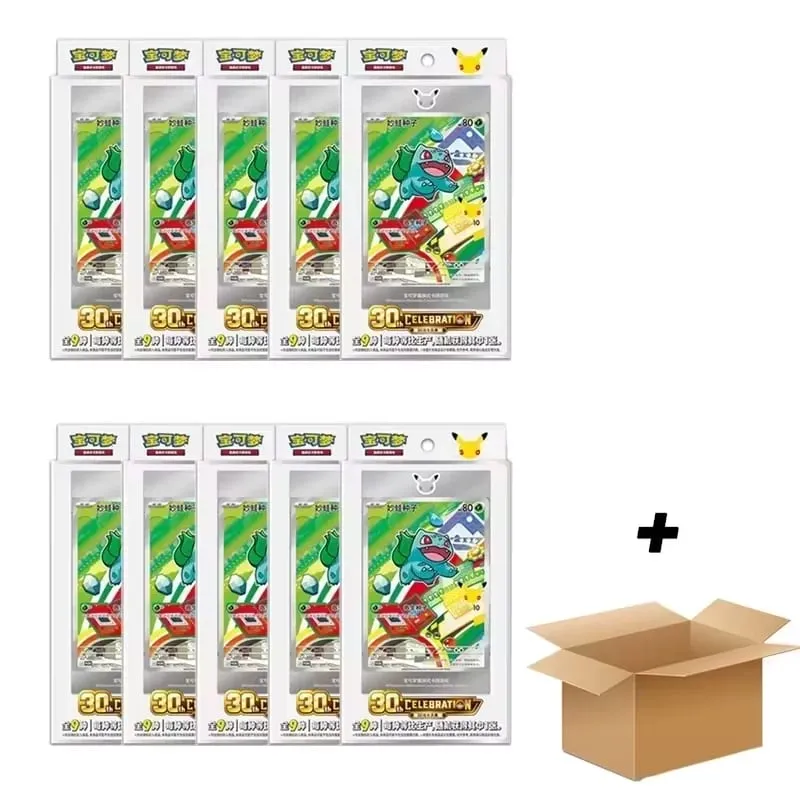 Original Pokemon 30th Anniversary Vol.1 Vol.2 Vol.3 Original Partner Special Illustration Set Gift Box PTCG Collectible Cards — image 10
