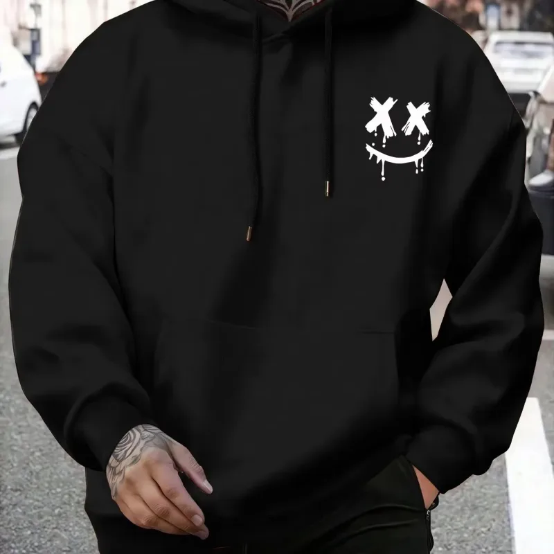 Man Hooded Sweatshirts All Season Daily Casual Sports Hoody Coats Home Outdoor Comfort Pullover Hoodies Fashion Men's Clothes — image 1