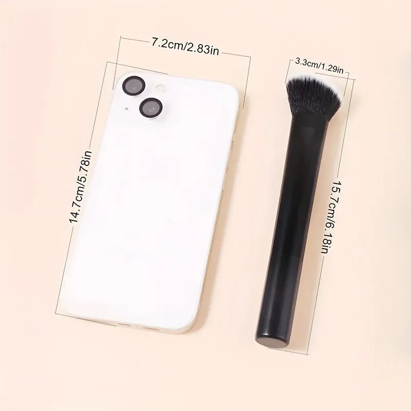 1 Angled Blush At Contour Brush Makeup Brush Foundation Brush Perpekto para sa Cheeks Noo Chin Nose Blending At Shaping — image 4