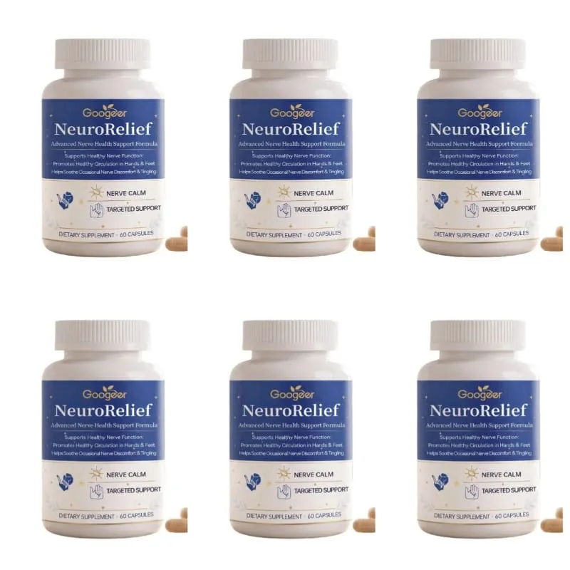 Googeer NeuroRelief Advanced Nerve Health Capsules Daily Support for Nervous System Wellness & Healthy Circulation 60 Capsules — image 12