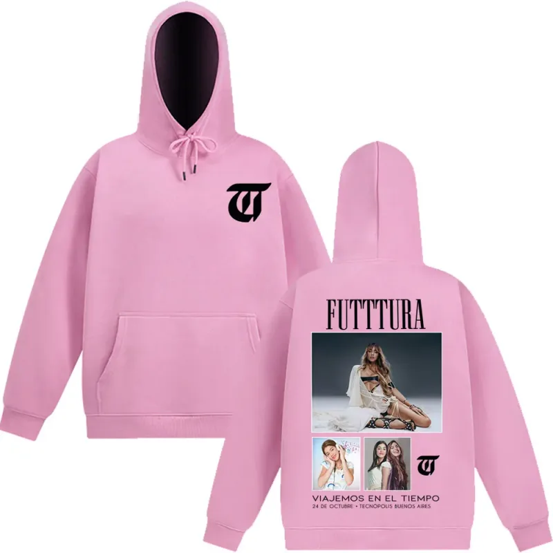 Singer TINI STOESSEL Futtura Album 2025 Tour Hoodie Men Women Aesthetic Trendy Sweatshirts Long-sleeved Loose Harajuku Pullover — image 11
