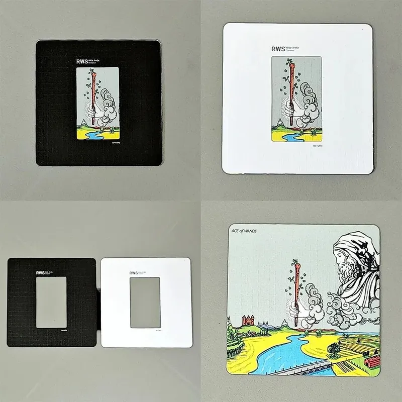 RWS Wide Angle Tarot - Compact Edition 78 st kort + 2 specialerbjudanden ramkort dubbelpräglade i tvådelad rigid box — image 6