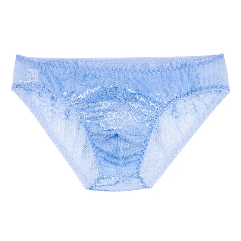 New Hot Men Sexy Briefs Sissy Pouch Panties Fashion Shorts Pants Lingerie Lace Men's Breathable Underwear Underwear Gays — image 3