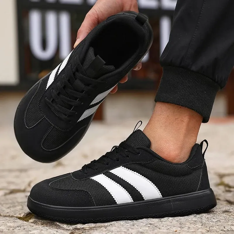 Men's Breathable Zero Drop Walking Shoes Fashion Casual Sneakers Non-Slip Running Shoes Back To School Training Shoes Unisex