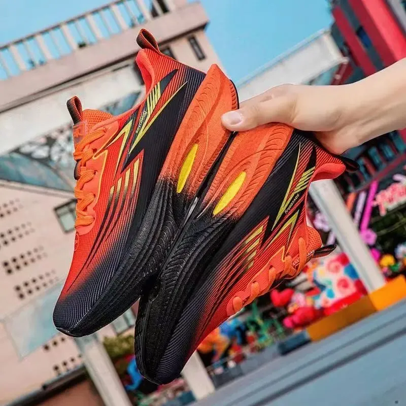 Running Shoes Men Carbon Board Air Cushion Marathon Sports Breathable Lightweight Women's Comfortable Athletic Nonskid Sneakers — image 3