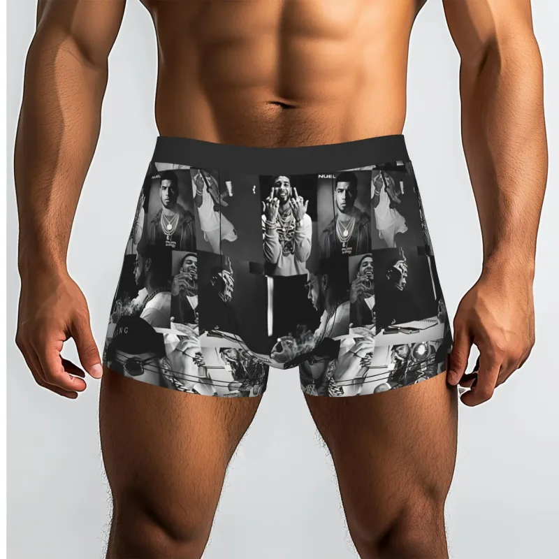 Male Funny A-Anuel AA Underwear Boxer Briefs Stretch Shorts Panties Underpants — image 26