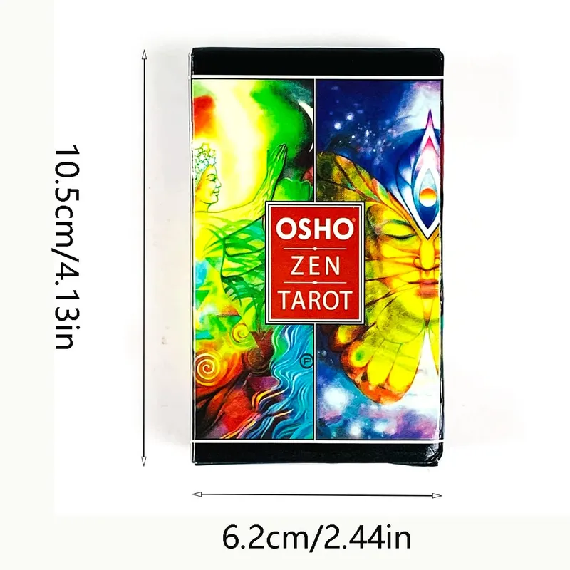 Osho Zen Tarot Cards 79Pcs English Version Divination Board Game Cards Game– Mindfulness & Meditation Deck for Spiritual Growth — image 6