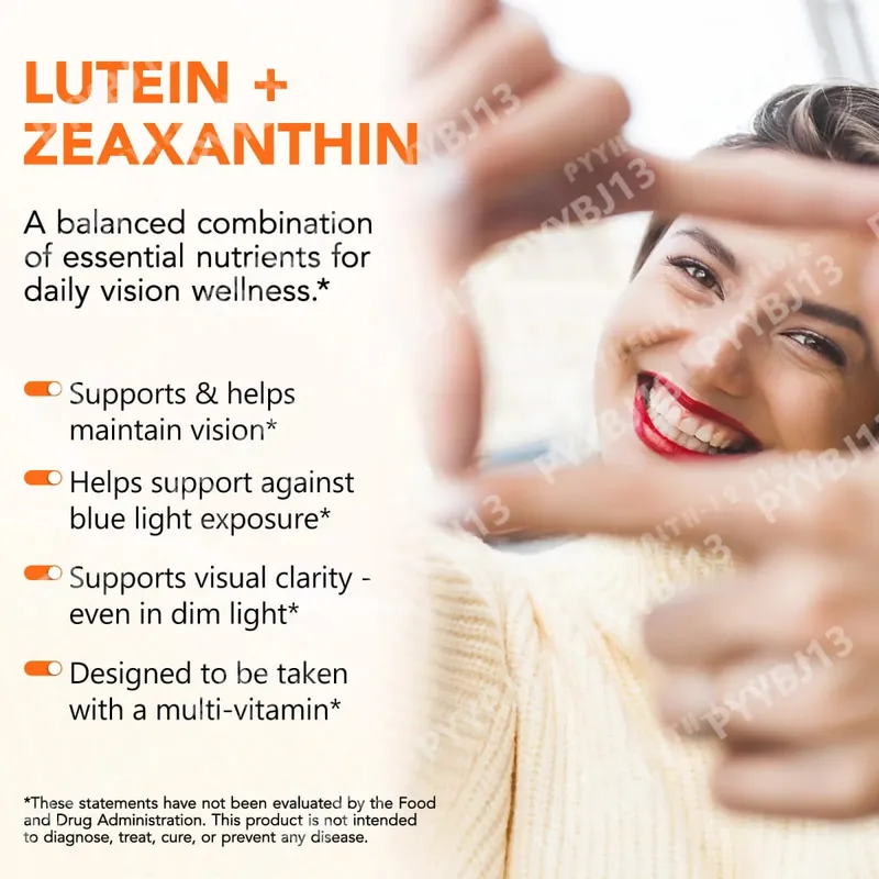 Acentiallabs Lutein Zeaxanthin Softgels 40mg Lutein & 8mg Zeaxanthin 120 นับตัวกรองแสงสีฟ้า Macular Protection Eye Care — image 4