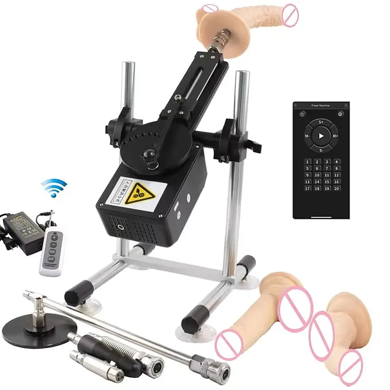 遠端和應用程式控制性愛機器,帶有假陽具和 Vac U 鎖,適用於男性和女性 20 種模式穩定的愛情機器靜音振動器 — image 10