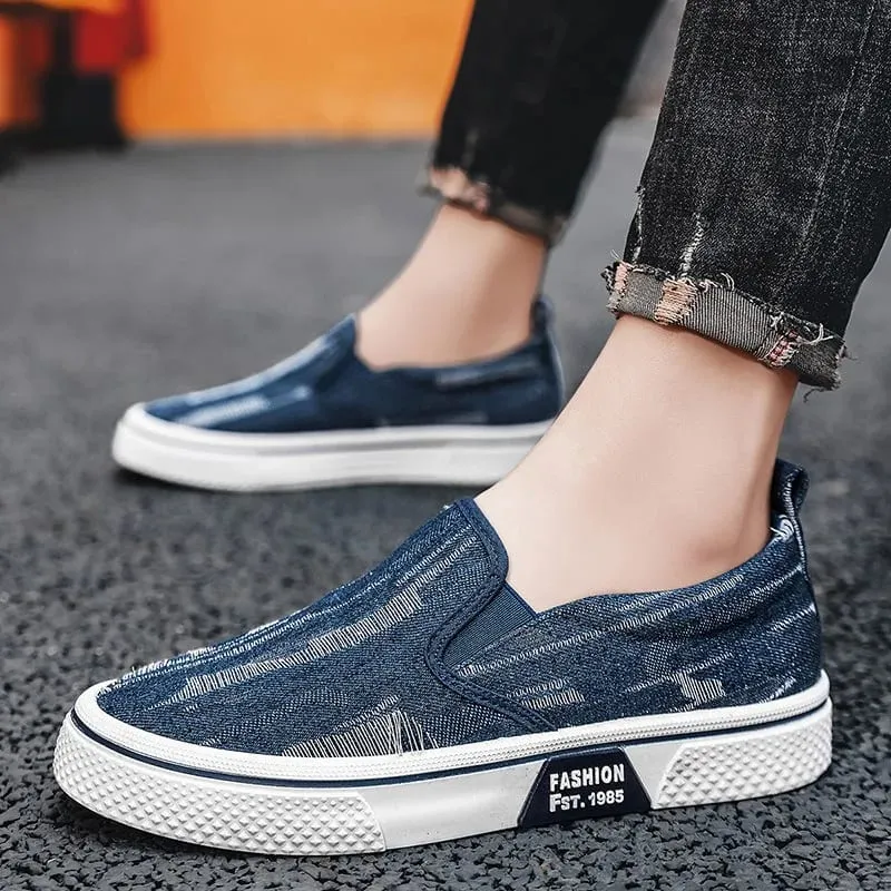 2026 Summer new Trendy Sports Canvas Shoes For man Comfortable Breathable Men's Single Shoes Outdoor Versatile Men's Sneakers