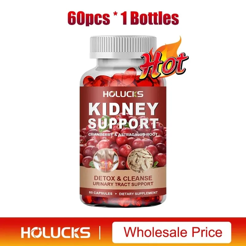 Kidney Cleanse & Detox Supplement with Cranberry Astragalus Root for Kidney Restore Support Bladder & Urinary Tract Health
