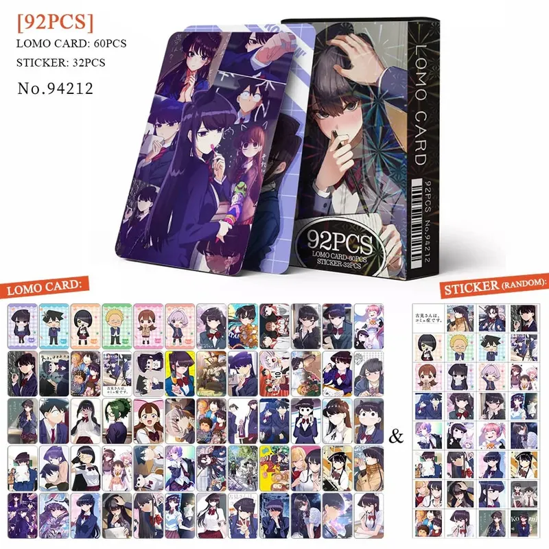 Anime Attack on Titan Lomo Card Pohlednice Hračka Haikyuu Lékárnické deníky Honkai Star Rail Collection Karty s nálepkami Dárek — image 33