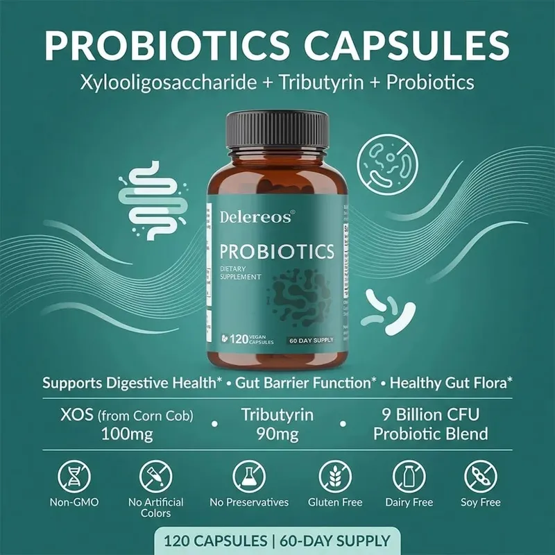 Probiotic Capsule - Supports Gut Health Immune Health Burns Fat Boosts Metabolism and Increases Energy Supplements — image 3