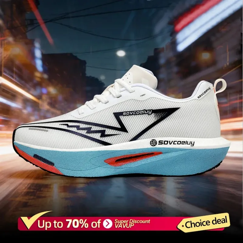 Carbon Board Marathon Men Running ShoesSpeciality Sports Breathable Lightweight Women's Comfortable Athletic Chunta Sneakers — image 2