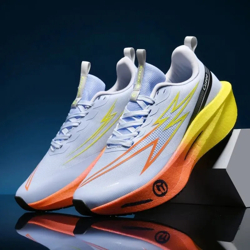 Men Running Shoes Carbon Board Speciality Marathon Casual Sports Breathable Lightweight Woman Comfortable Athletic Sneakers — image 4