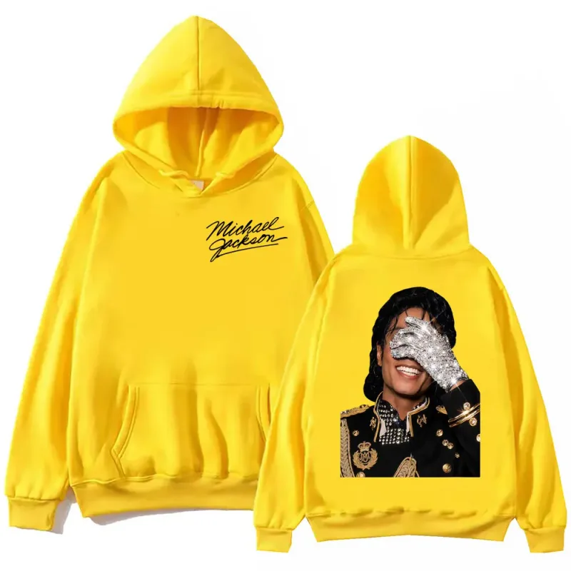 90's Classics Michael Jackson Hoodie Gothic Fashion Vintage Hooded Sweatshirts Men Women Punk Clothing Rock Pullovers Streetwear — image 10