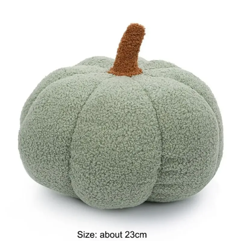 Home Decor Cotton Pumpkin Pillow Cute Soft Pumpkin Pillow Simulated Pumpkin Soft Back Cushion