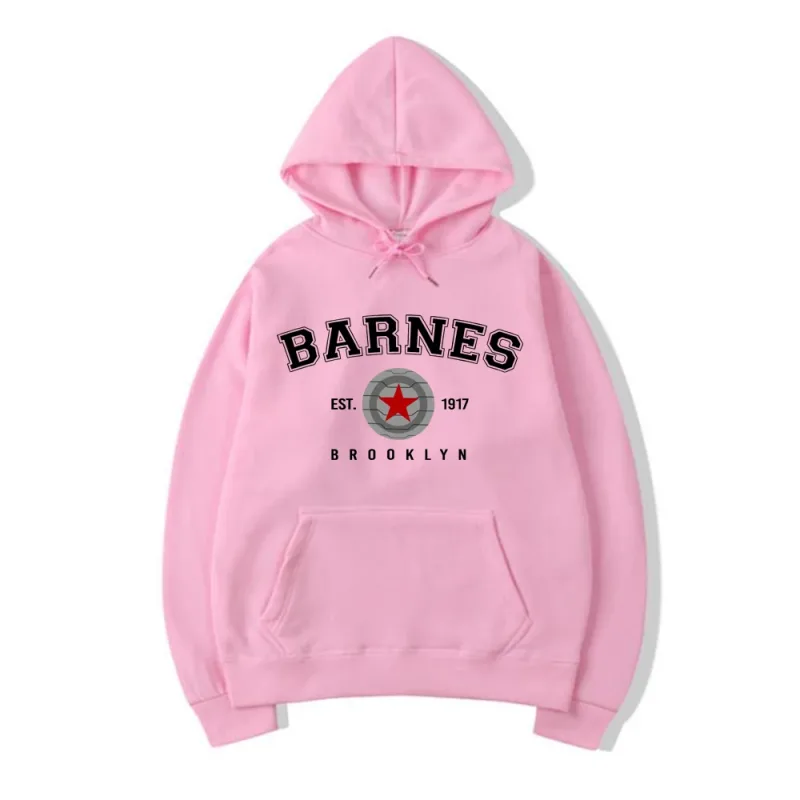 Vintage Barnes 1917 Hoodie Bucky Barnes Winter Soldier Hoodies Women Hooded Sweatshirt Tv Show Inspired Pullovers Superhero Tops — image 5