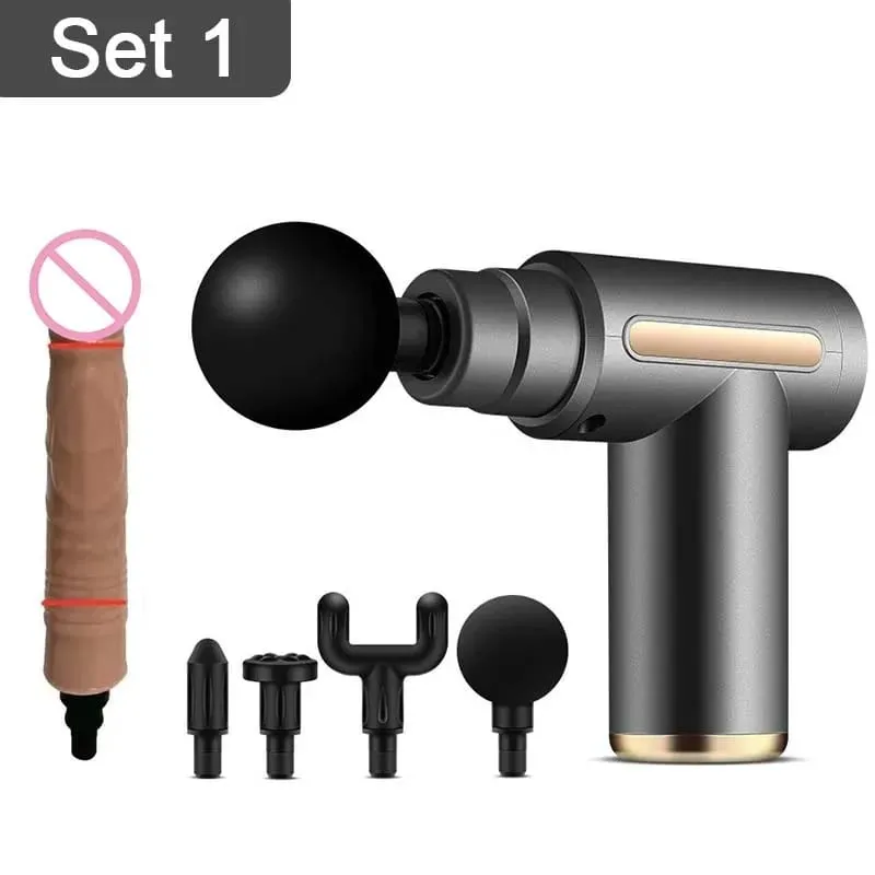 Sex Massager Muscle Massage Gun Fascial Gun High Frequency Vibration Variable Speed Female Vaginal Vibrator Dildo Sex Toys — image 10