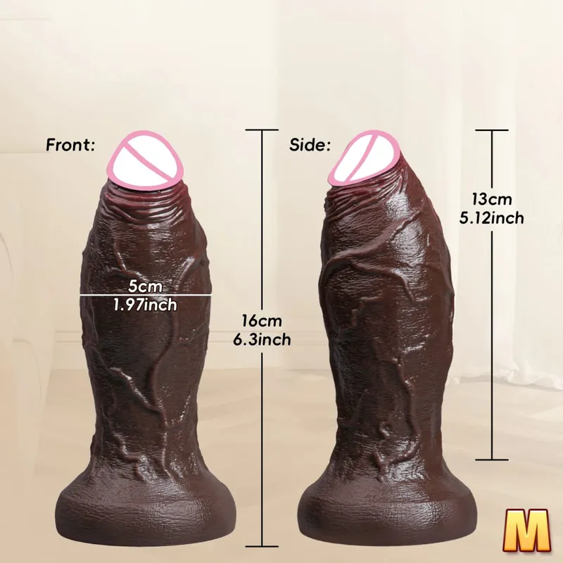 XXL Spuer Bigger Realistic Dildos Thick Silicone Anal Dildo Expander Thick Penis Adult Sex Toys Masturbation Butt Plug 18+ — image 11