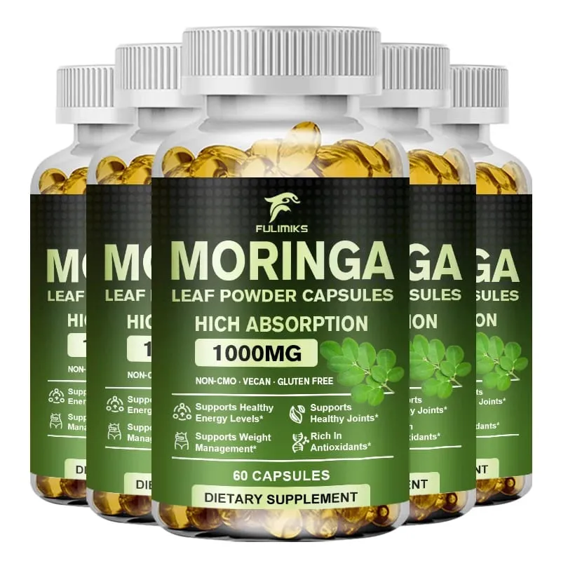 High Absorption Moringa Oleifera 1000mg Capsules Supports Immune Metabolism Skin Care & Healthy Weight Management — image 11