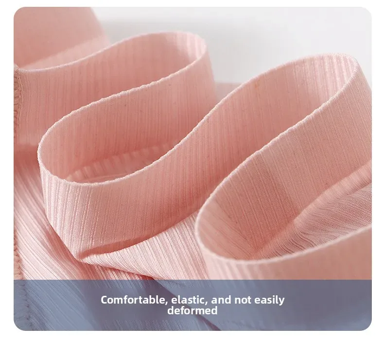 Intimo da uomo a triangolo piccolo a mezza anca a vita bassa sexy da uomo giovane slip senza cuciture in seta di ghiaccio mutandine estive leggere e traspiranti — image 11