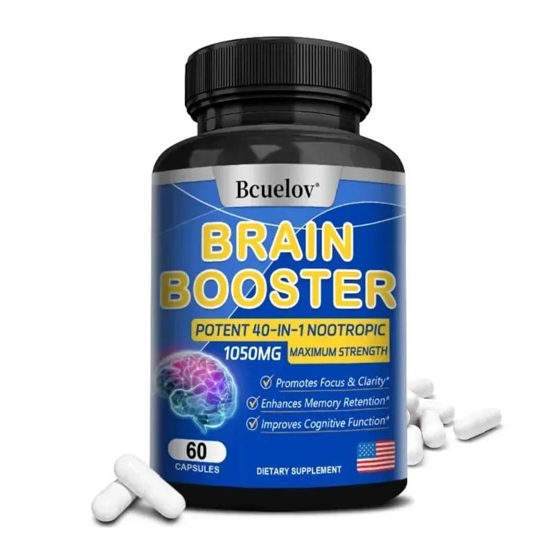 Brain Nutrition Capsules - Dietary Supplement 40-in-1 Potent Formula Vegan Non-GMO Supports Focus and Brain Health — image 8