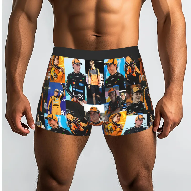 Neuheit O-Oscar P-Piastri OP 81 Boxershorts Höschen Herren Unterhose Atmungsaktiv Australian F1 Racing Driver Slip Unterwäsche