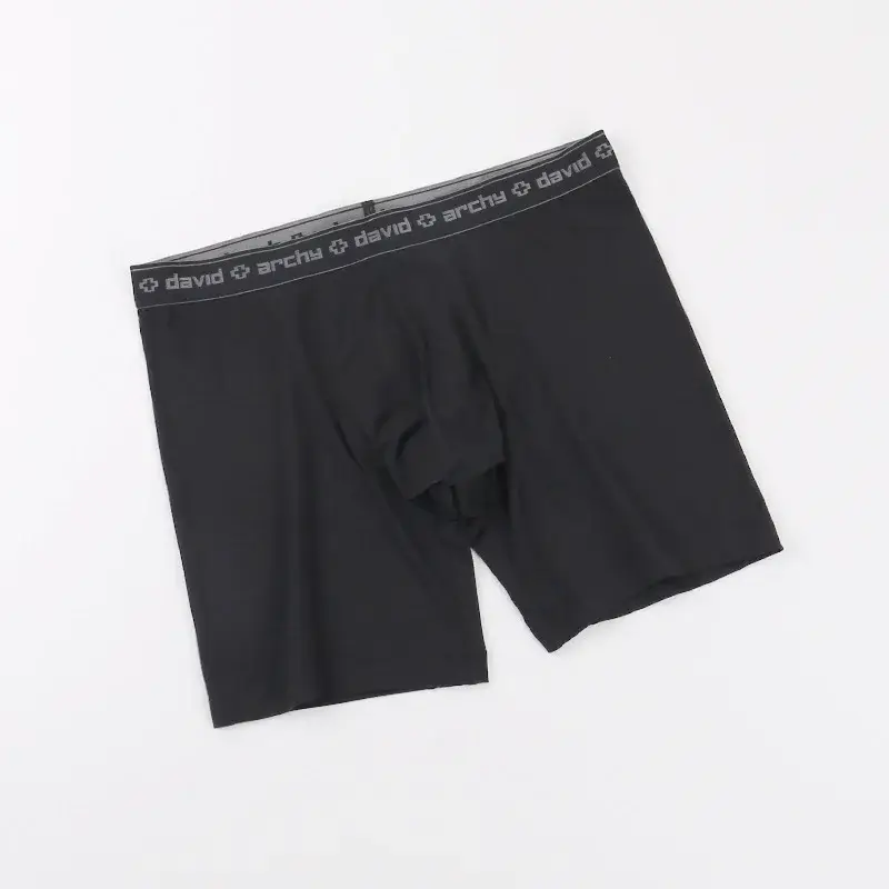 David Archy 3-pack Herrunderkläder Boxershorts Basic MicroModal Soft Andas Herr Dual Pouch Boxers Snabbtorka Sport Fitness