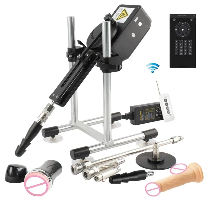 2025 NEW 70W Sex Machine With Dildo Attachments Vibrator Sex Toys for Couples Adult Men Women Vagina Female Masturbation sextoy